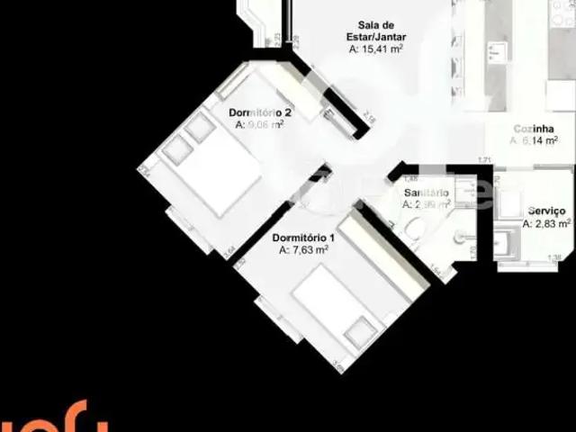 Apartamento para Venda em São Paulo/SP Vila Mangalot 2 Quartos
