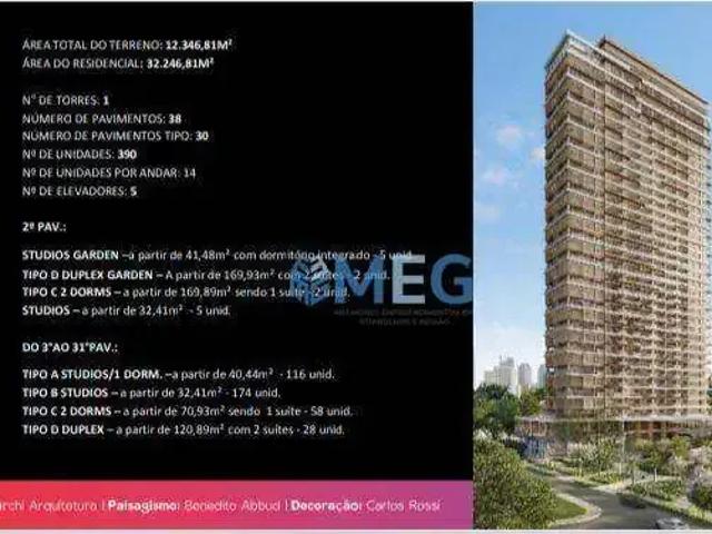 Apartamento para Venda em São Paulo/SP Vila São Francisco Zona Sul 2 Quartos