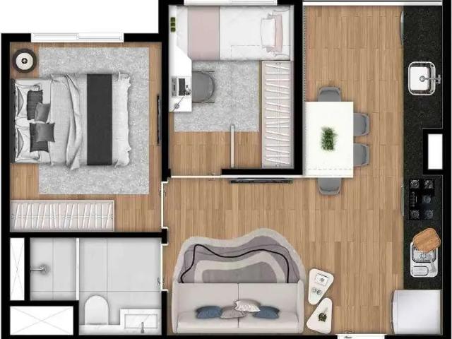 Apartamento para Venda em São Paulo/SP Vila São Paulo 2 Quartos