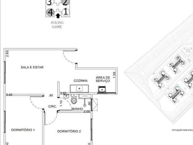 Apartamento para Venda em São Paulo/SP Vila Santos 2 Quartos