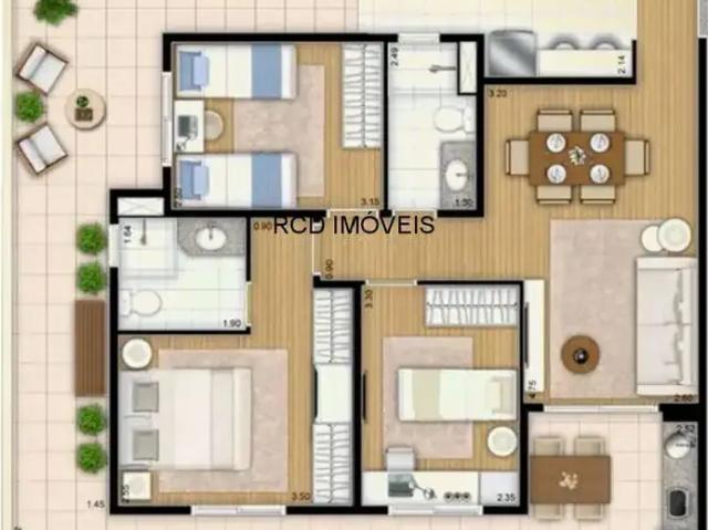 Apartamento para Venda em São Paulo/SP Vila Polopoli 3 Quartos