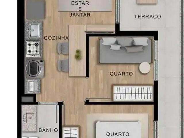 Apartamento para Venda em São Paulo/SP Vila Paulo Silas 2 Quartos