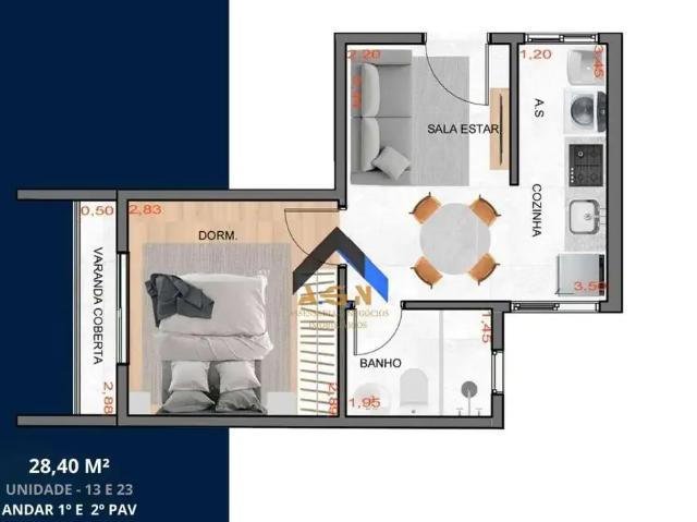 Apartamento para Venda em São Paulo/SP Vila Ré 1 Quartos