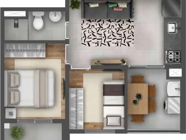 Apartamento para Venda em São Paulo/SP Vila Ré 2 Quartos