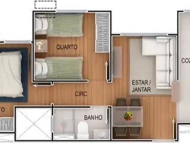 Apartamento para Venda em Salvador/BA Cassange 2 Quartos