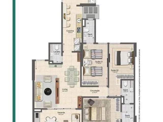 Apartamento para Venda em Salvador/BA Horto Florestal 3 Quartos
