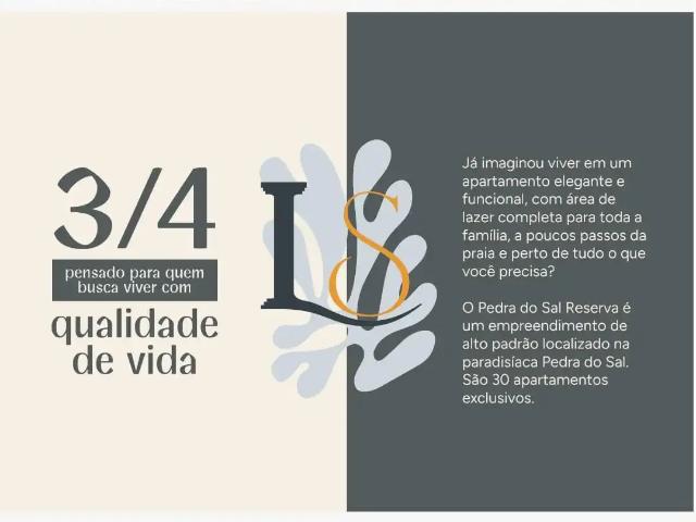 Apartamento para Venda em Salvador/BA Stella Maris 3 Quartos