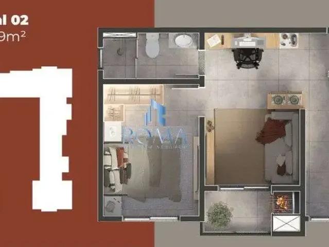 Apartamento para Venda em Santa Maria/RS Camobi 1 Quartos
