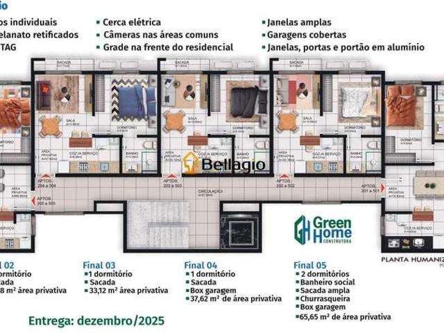 Apartamento para Venda em Santa Maria/RS Camobi 1 Quartos
