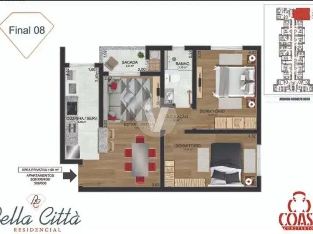 Apartamento para Venda em Santa Maria/RS Camobi 2 Quartos