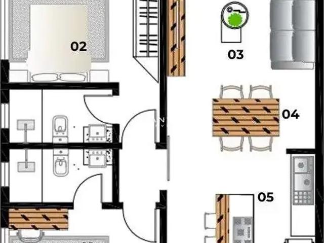 Apartamento para Venda em Santa Maria/RS Nossa Senhora de Fátima 2 Quartos
