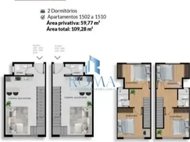 Apartamento para Venda em Santa Maria/RS Nossa Senhora de Fátima 2 Quartos