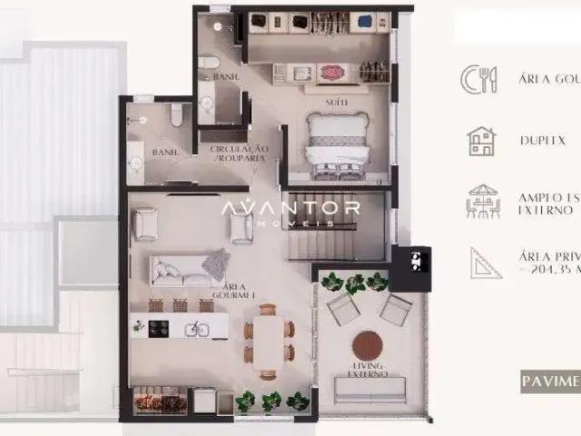 Apartamento para Venda em Santa Maria/RS Nossa Senhora de Lourdes 3 Quartos