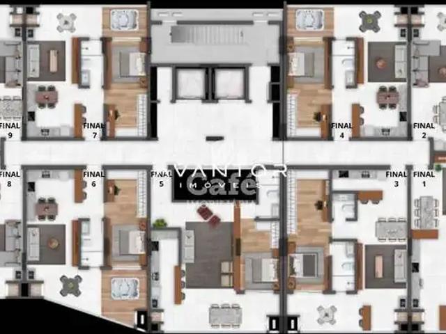 Apartamento para Venda em Santa Maria/RS Nossa Senhora do Rosário 1 Quartos