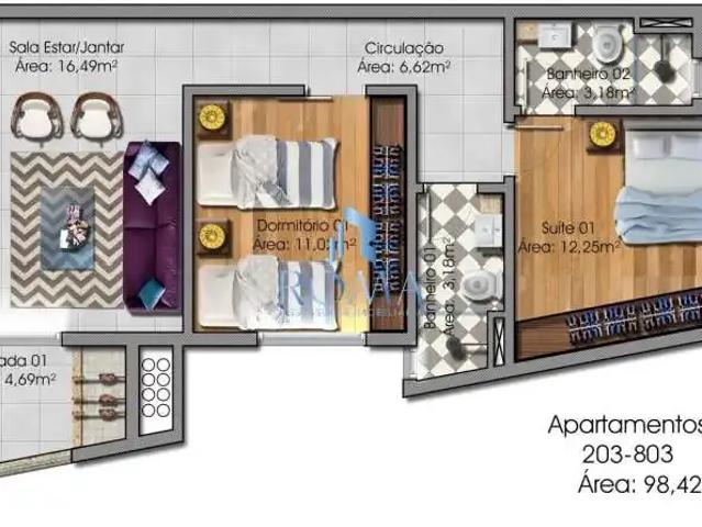 Apartamento para Venda em Santa Maria/RS Nossa Senhora Medianeira 2 Quartos