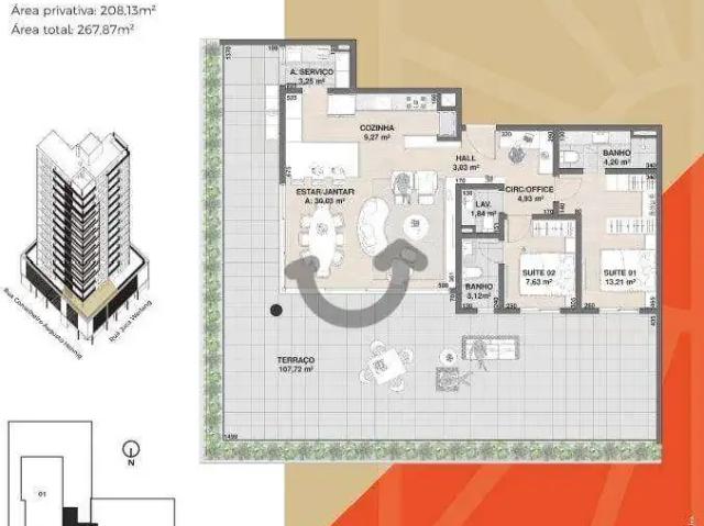Apartamento para Venda em Santa Cruz do Sul/RS Higienópolis 2 Quartos