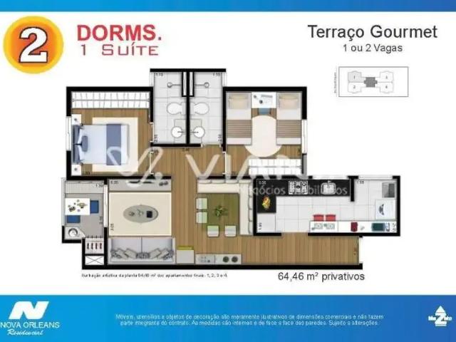 Apartamento para Venda em Santo André/SP Campestre 2 Quartos