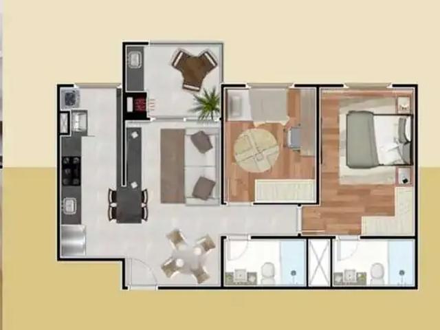 Apartamento para Venda em Santo André/SP Casa Branca 2 Quartos
