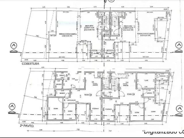 Apartamento para Venda em Santo André/SP Jardim Paraíso 3 Quartos