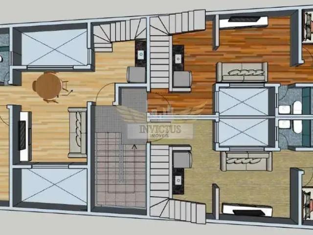 Apartamento para Venda em Santo André/SP Jardim Stella 2 Quartos