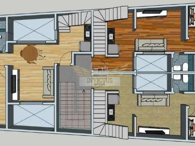 Apartamento para Venda em Santo André/SP Jardim Stella 2 Quartos
