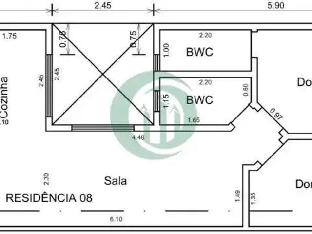 Apartamento para Venda em Santo André/SP Parque das Nações 2 Quartos