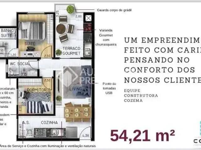 Apartamento para Venda em Santo André/SP Vila Pires 2 Quartos