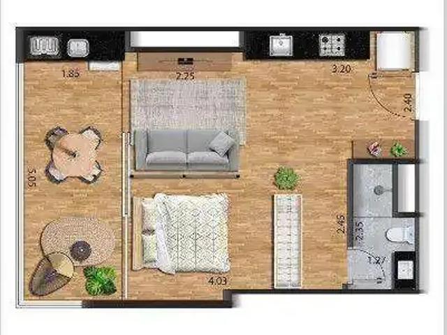 Apartamento para Venda em Santos/SP José Menino 2 Quartos