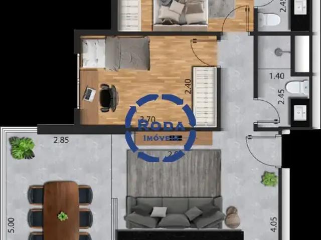 Apartamento para Venda em Santos/SP José Menino 2 Quartos