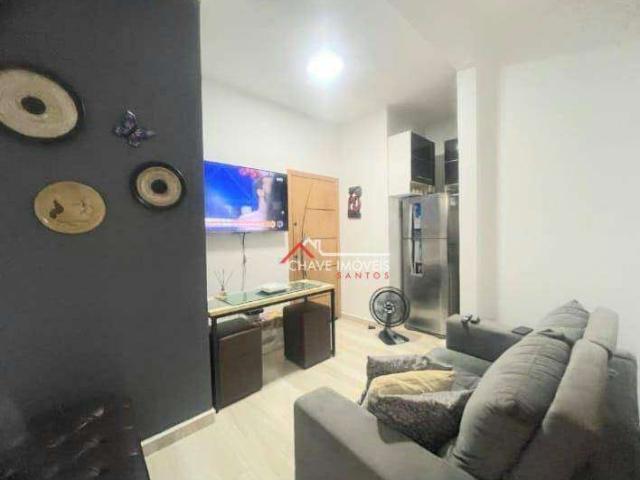 Apartamento para Venda em Santos/SP Ponta da Praia 1 Quartos