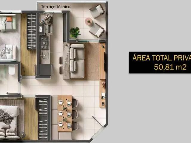 Apartamento para Venda em Santos/SP Valongo 2 Quartos