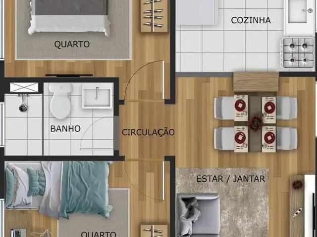 Apartamento para Venda em Serra/ES Praia da Baleia 2 Quartos
