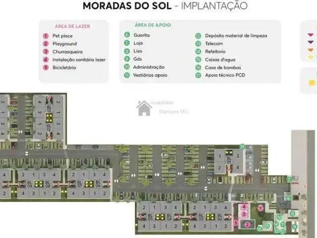 Apartamento para Venda em Sete Lagoas/MG Vapabuçu 2 Quartos