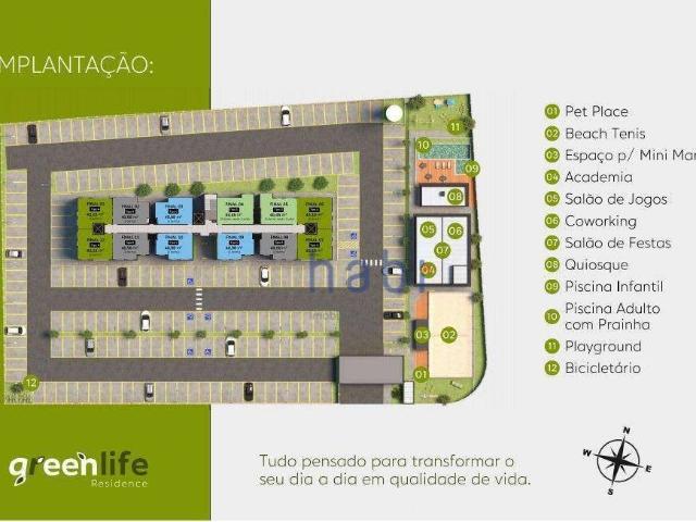 Apartamento para Venda em Sorocaba/SP Caguassu 2 Quartos