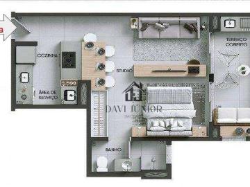 Apartamento para Venda em Sorocaba/SP Alto da Boa Vista 1 Quartos