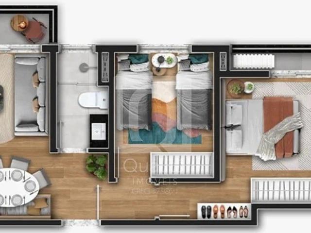 Apartamento para Venda em Sorocaba/SP Alto da Boa Vista 2 Quartos