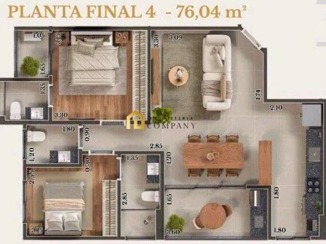 Apartamento para Venda em Sorocaba/SP Jardim Prestes de Barros 2 Quartos