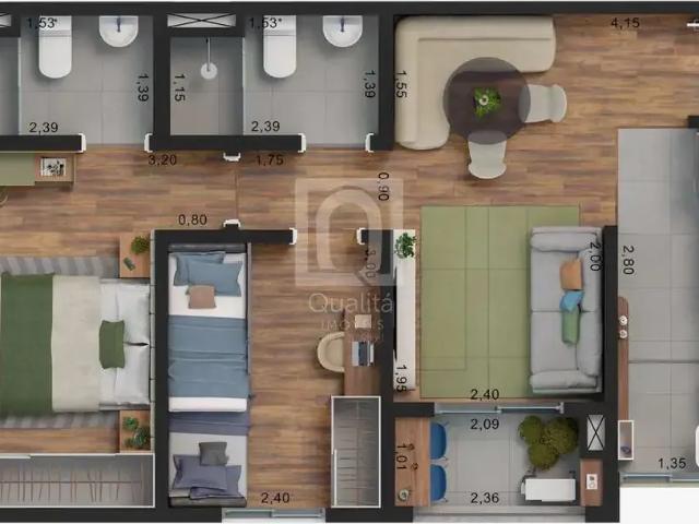 Apartamento para Venda em Sorocaba/SP Vila Haro 2 Quartos