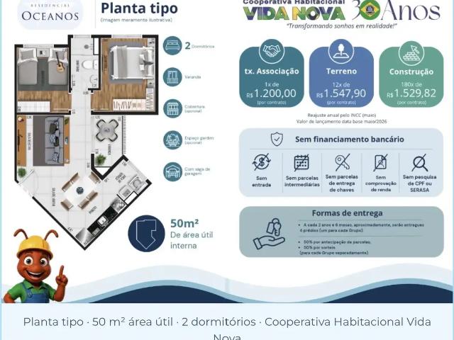 Apartamento para Venda em Taboão da Serra/SP Parque Industrial Daci 2 Quartos