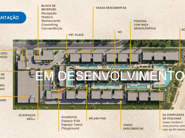 Apartamento para Venda em Tamandaré/PE Praia Dos Carneiros 1 Quartos