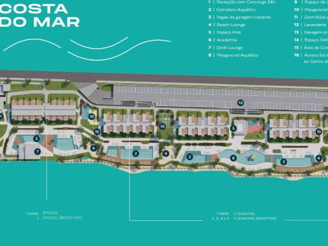 Apartamento para Venda em Tamandaré/PE Praia Dos Carneiros 2 Quartos