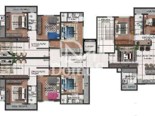 Apartamento para Venda em Toledo/PR Centro 2 Quartos