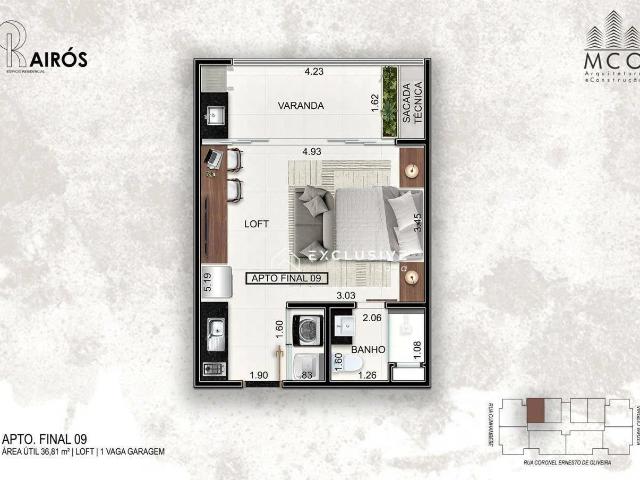 Apartamento para Venda em Ubatuba/SP Centro 1 Quartos