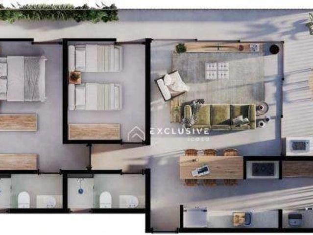 Apartamento para Venda em Ubatuba/SP Itaguá 2 Quartos
