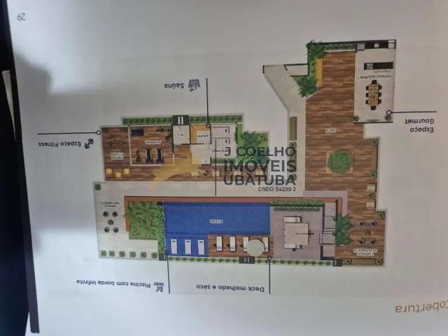 Apartamento para Venda em Ubatuba/SP Itaguá 2 Quartos