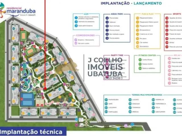 Apartamento para Venda em Ubatuba/SP Maranduba 3 Quartos