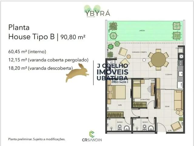 Apartamento para Venda em Ubatuba/SP Perequê Açu 2 Quartos