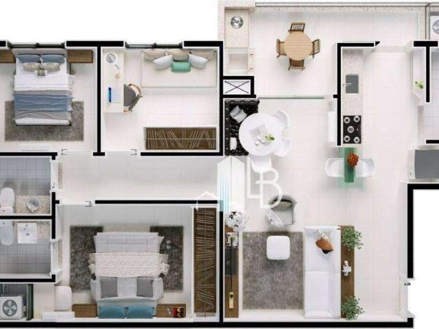 Apartamento para Venda em Uberlândia/MG Patrimônio 3 Quartos
