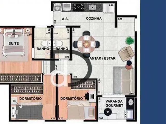 Apartamento para Venda em Valinhos/SP Jardim Panorama 3 Quartos