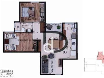 Apartamento para Venda em Valinhos/SP Residencial Nova Era 2 Quartos